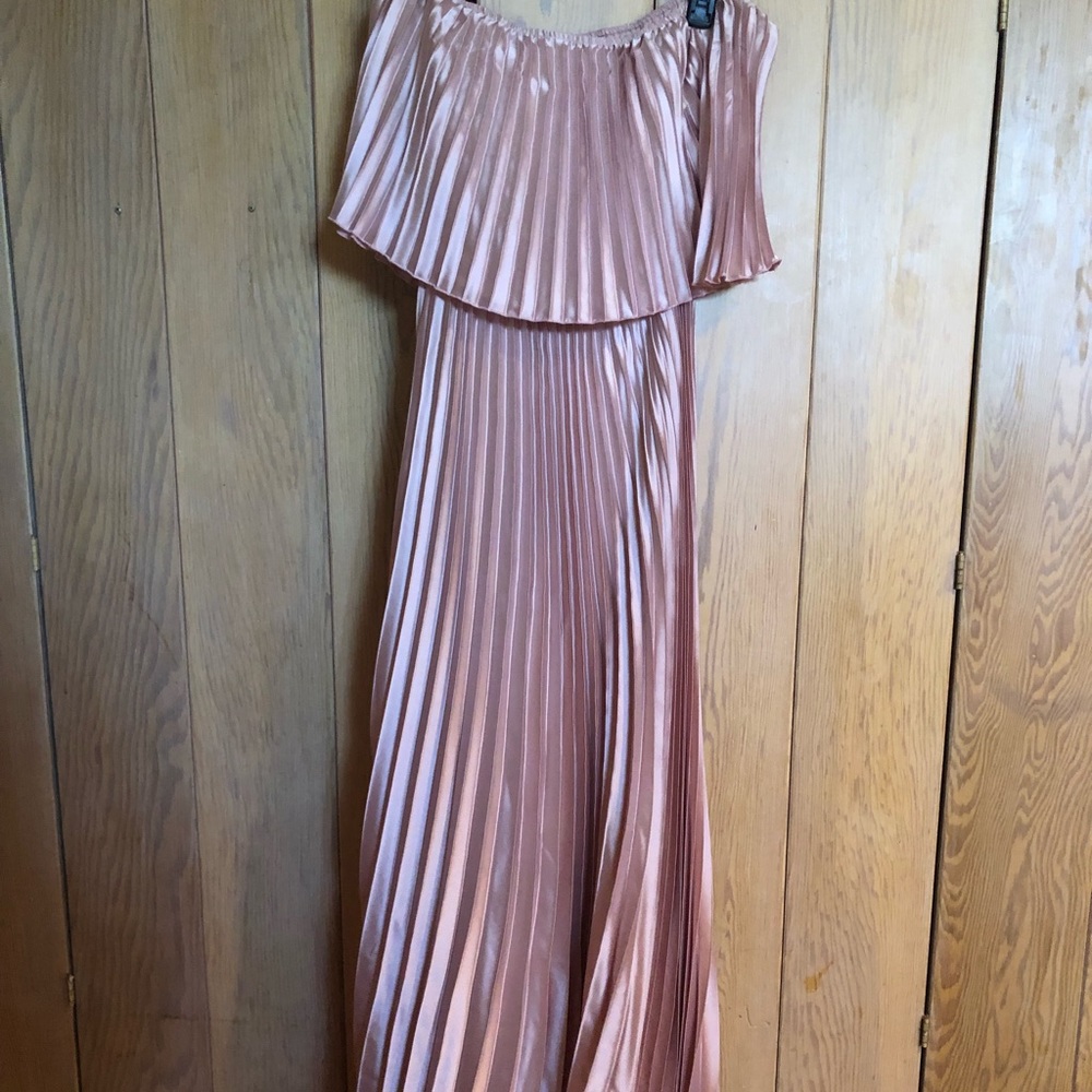 Dusty Rose Pink Bridesmaid Dress